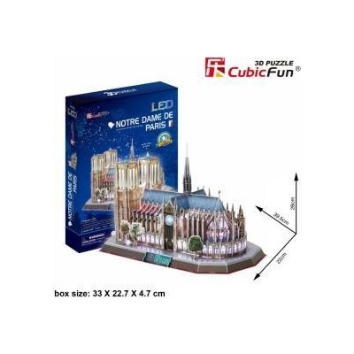 CubicFun 3D puzzles Notre Dame (Light)