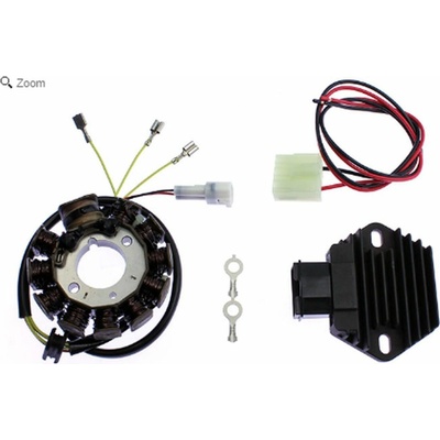 ELECTREX vinutí alternátoru (stator) + regulátor napětí HIGH POWER (250W, 3 fáze) KTM EXC400/450/520/525/530, SX400/450/520