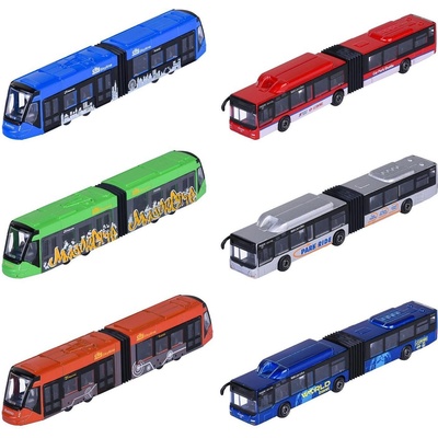 Majorette Градски автобус или трамвай MAN, Majorette 6 вида - 8503003001 (8503003001)