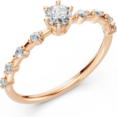 Cara Diamanti Пръстен Cara Diamanti Златен С Диаманти 0.30+0, 16 Ct Gia Сертификат K101-10144R (4.2) (K101-10144R (4.2))