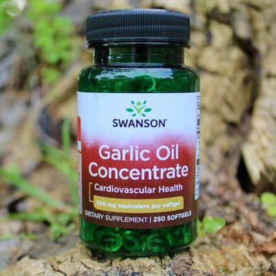 Swanson Česnekový Olej Garlic Oil 500 mg 250 kapsúl