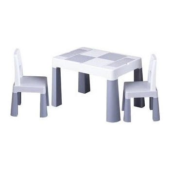 Tega sada stoleček a židlička Multifun šedá