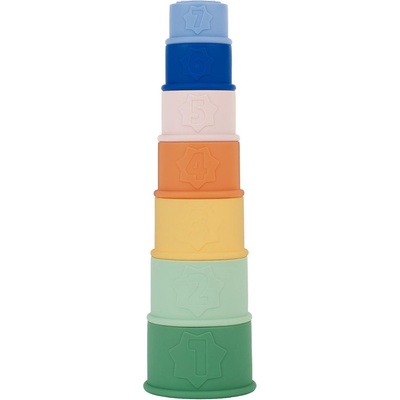 Badabulle Силиконови чаши за баня Badabulle - 7 броя (B017026)