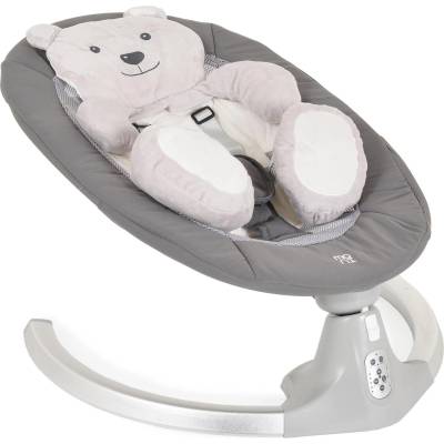 Moni Електрическа люлка Ari bear сив (111586)