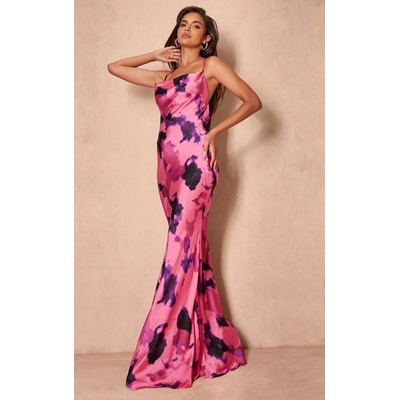 Prettylittlething klasická maxi koktejlová sukňa