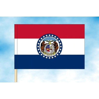 LIBEA, s.r.o. Missouri vlajka Rozměr: 60×90 cm, Uchycení: Návlek na žerď