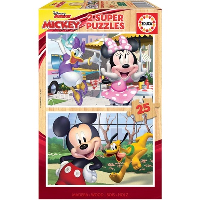 Educa - Puzzle 2x25 Mickey and friends - 40 - 99 piese