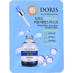 Jigott Doris Hyaluronic Acid Real Essence Mask - Хидратираща маска тип лист 1бр. /25мл