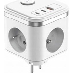 Viking Viking adapter Y33, 3x 230 V, 1x USB-A, 2x USB-C, ON/OFF, bar