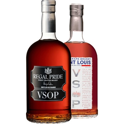 Regal Pride VSOP + Saint Louis VSOP (set 1 x 0.7 l, 1 x 0.7 l)