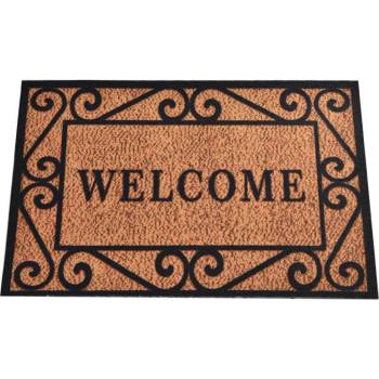 Chilai Home Изтривалка за входна врата Chilai Home 877CHL1025, 40x60 см, PVC, Бежов/Черен (877CHL1025)