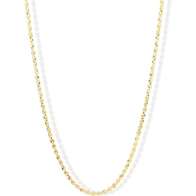 Lillian Vassago Zlatý unisex řetízek pancer, plný LLV31-GCH038