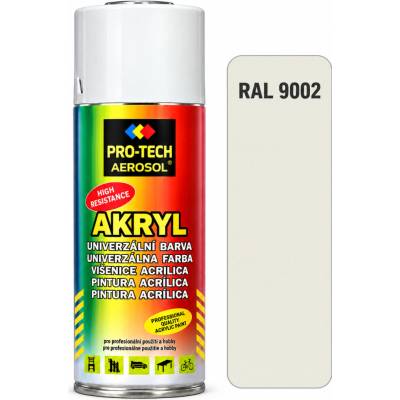 PRO-TECH akrylová farba v spreji 400 ml – bielosivá (RAL 9002)