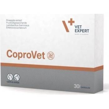 VetExpert COPROVET - справя се с най-честите причини за копрофагията (консумиране на изпражнения), 30 капсули, Vet Expert - Полша