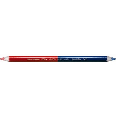 KOH-I-NOOR Пощенски молив, шестоъгълен, дебел, koh-i-noor "3423", червено-син 34230eg006ks (34230eg006ks)