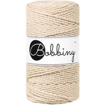 Bobbiny 3PLY Macramé Rope 3 mm 100 m Warm Beige юта (TS-E090)