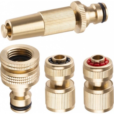 Sada spojok Strend Pro Garden GF341, zavlažovacia, záhradná, adaptér 3/4"-1, spojky 1/2", dýza