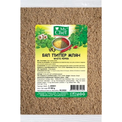 РАДИКОМ БЯЛ ПИПЕР МЛЯН 500ГР РАДИКОМ