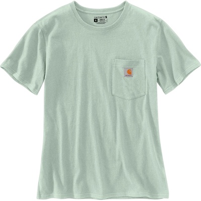 Carhartt Дамска тениска Carhartt Women's Loose Fit Heavyweight S/S Pocket Cotton T-shirt - Smoked Teal (116-6642-0813)