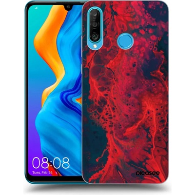Púzdro Picasee ULTIMATE CASE Huawei P30 Lite - Organic red