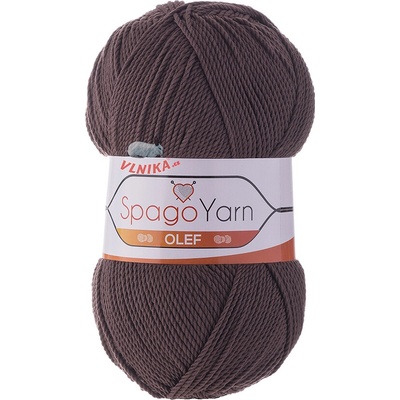 Spago Příze Olef Varianta: SY 013 tmavě hnědá