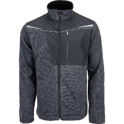 Cerva stirling stretch / Плетена поларена риза с цип - черен m (0308003260002)