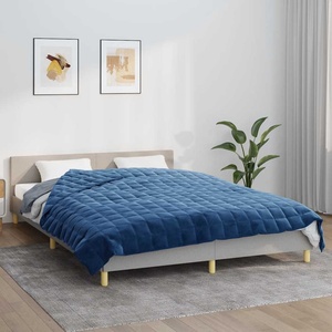 Pure Line Home Тежко одеяло синьо 200x225 см 9 кг