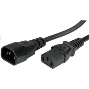 Kolink Стойност C14 - C13 M/F захранващ кабел 1m черен 19.99. 1510 (19.99.1510)
