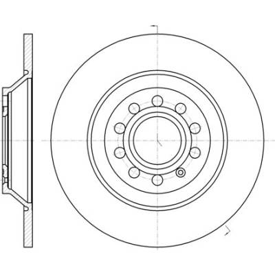 Brzdový kotúč REMSA 61207.00