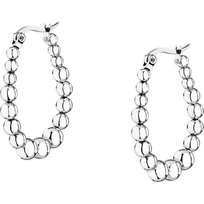 La Petite Story Módne kruhové náušnice z ocele Earrings LPS01AYQ136