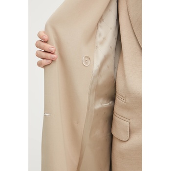 GUESS Шлифер с вълна Marciano Guess NINA в бежово преходен модел с двуредно закопчаване 5YGL03 7340A (5YGL03.7340A)