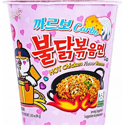 Samyang Instantná rezancová polievka Buldak s príchuťou pikantnej Carbonary 80 g