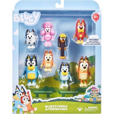 TM Toys BLUEY 8 MULTIPACK - RODINA A PŘÁTELÉ.. – Hledejceny.cz