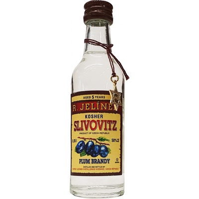R. Jelínek Slivovice Kosher 5y 50% 0,05 l (holá láhev)