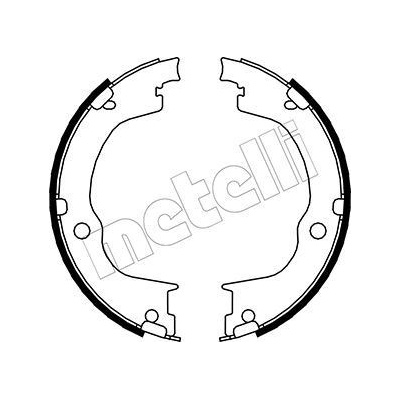 Sada brzd. čeľustí parkov. brzdy METELLI 53-0317