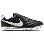 Nike Футболни бутонки Nike Mens Nike Tiempo Ligera Pro Firm Ground Football Boots - Blk/Wht/Gold