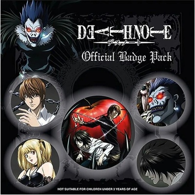 Odznaky set Death Note - Characters