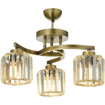 ASIR GROUP Плафониера CRYSTALLINE 3xE27/40W/230V бронзова (AS2764)