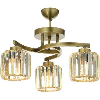 ASIR GROUP Плафониера CRYSTALLINE 3xE27/40W/230V бронзова (AS2764)