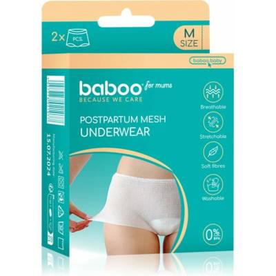 Baboo Postpartum Mesh Pants popôrodné nohavičky M 2 ks