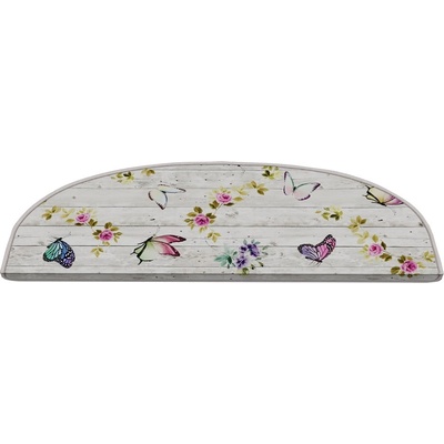 Vitaus Кремави килимчета за стълби в комплект от 16 части 20x65 cm Butterfly Life - Vitaus (MRD-OVR-3121-SET16)