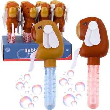 Bublifuk kapybara 2v1 s ventilátorom a trojitou paličkou 19 cm