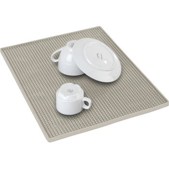 WENKO Бежова гумена тавичка за оттичане за съдовете 40x30 cm Maxi - Wenko (54718100)