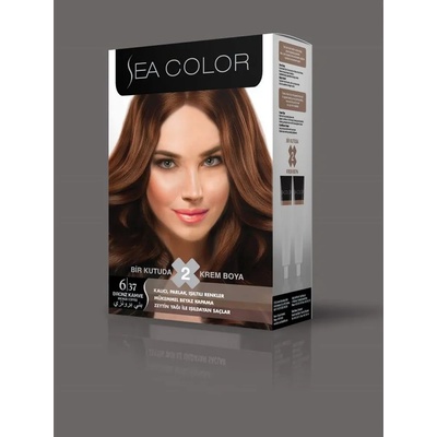 LILA Cosmetics крем боя за коса Sea Color 6.37 Bronze Coffe