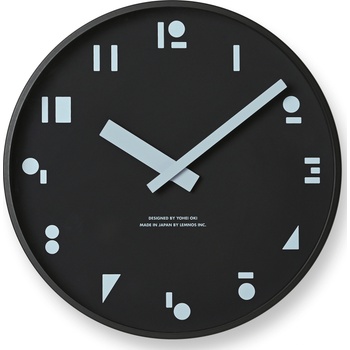 Lemnos Стенен часовник m, s, s. черен (syo21-04 bk)