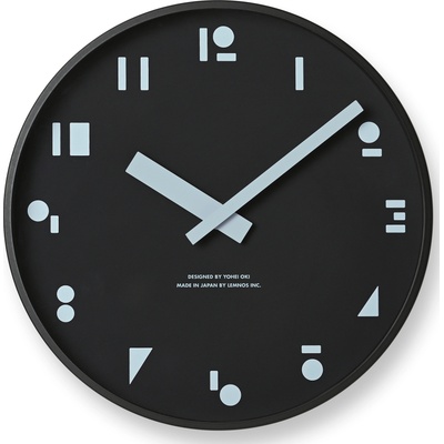 Lemnos Стенен часовник m, s, s. черен (syo21-04 bk)