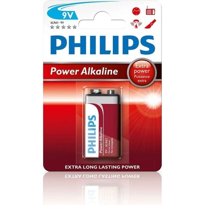 Philips Power Alkaline 9V 1ks 6LR61P1B/10