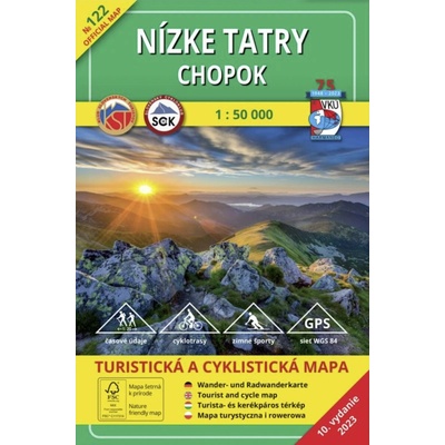 mapa Nízke Tatry - Chopok