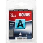 Novus Скоби за такери Type A53, 11.3х4х0.75 мм, 2000 бр. Novus (042-0354)