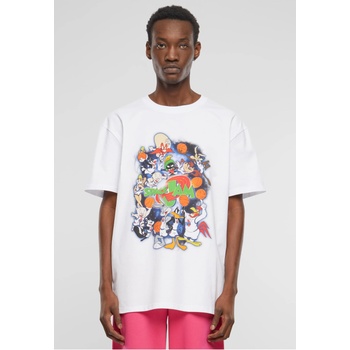 Mister Tee Тениска Space Jam Teamwork Oversize Tee white XXLUB-MT3123-00220 - Тъмносив, размер XL